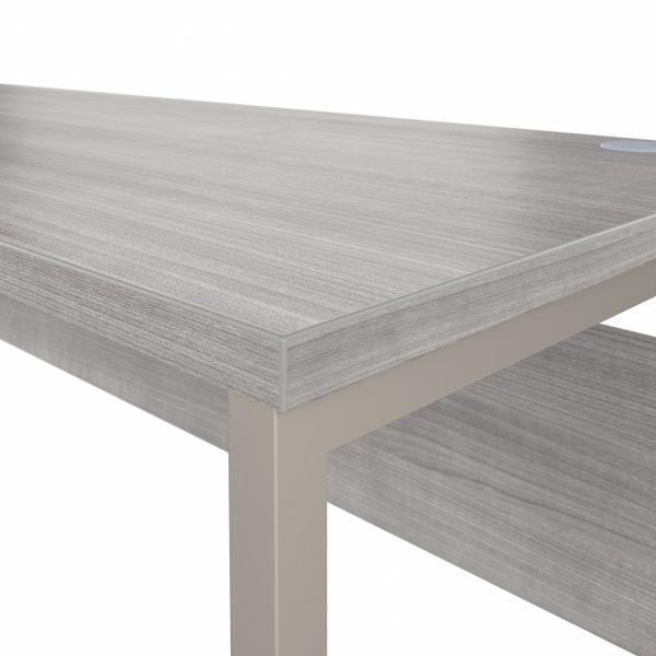 Bush Computer Table Desk Bush Business Furniture Hybrid 60W x 24D Computer Table Desk with Metal ...