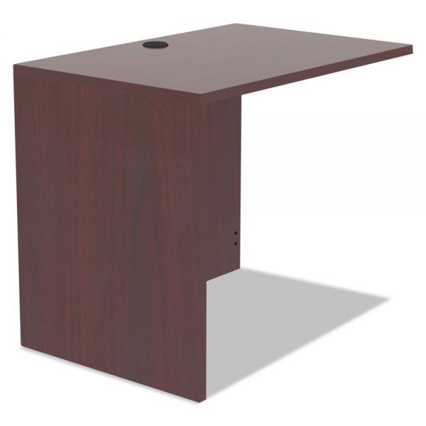 ALEVA353624MY Alera Valencia Series Reversible Return/Bridge Shell, 35w x 23 5/8d, Mahogany