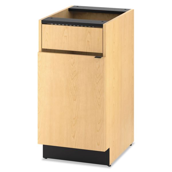 HONHPBC1F1D18D HON Hospitality Single Base Cabinet, Door/Access Panel, 18 x 24 x 36, Natural Maple