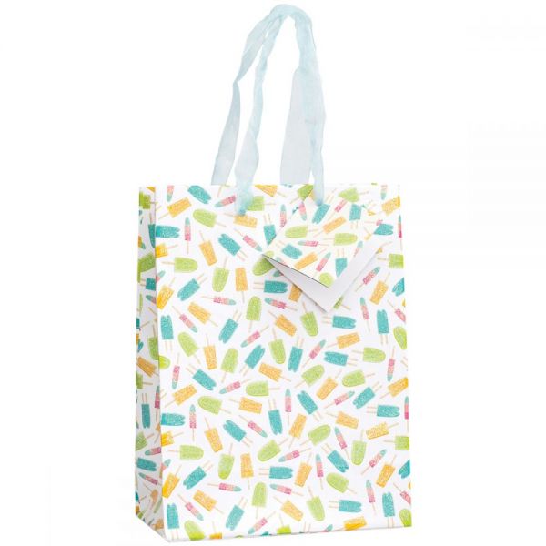 NOTM289722 Gift Bag W/Ribbon Handles & Gift Card 6.5"X7.5"X3"