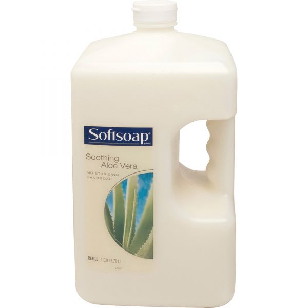 CPC01900EA Softsoap Liquid Hand Soap Refill with Aloe, 1 gal Refill Bottle