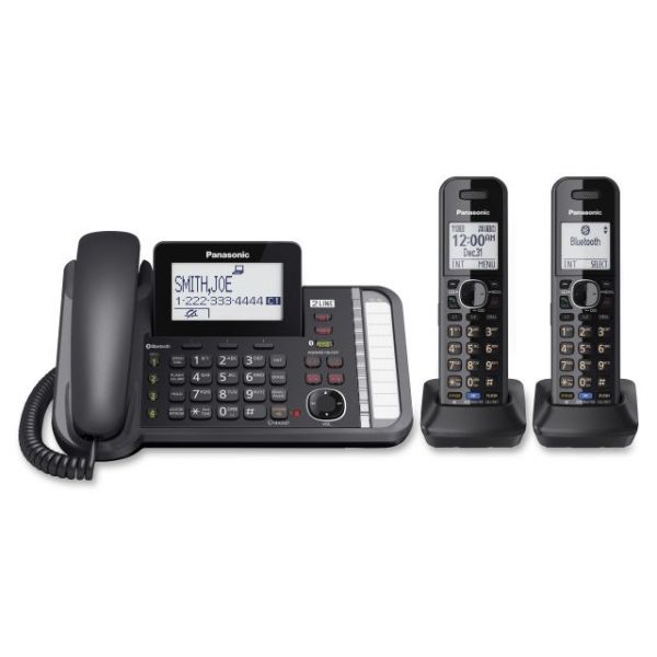 PANKXTG9582B Panasonic Link2Cell KX-TG9582B DECT 6.0 Cordless Phone - Black