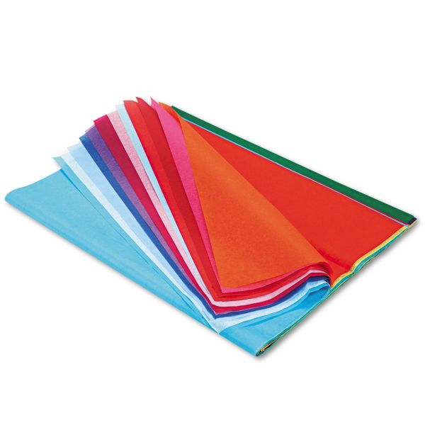 PAC58506 Pacon Spectra Art Tissue, 10 lbs., 20 x 30, 20 Assorted Colors, 20 Sheets/Pack
