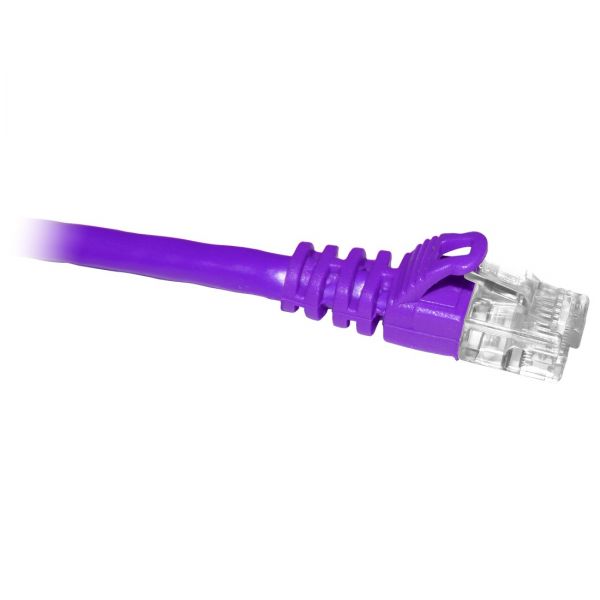IGRMQY1847 ClearLinks 25FT Cat5E 350MHZ Purple Molded Snagless Patch Cable