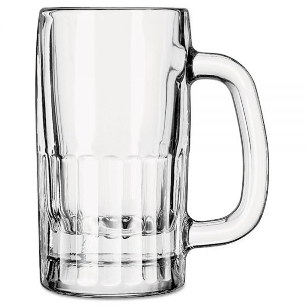 LIB5362 Libbey Glass Mugs & Tankards, Mug, 10oz, 5 3/4" Tall