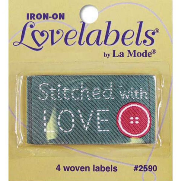 NOTM100633 Iron-On Lovelabels 4/Pkg