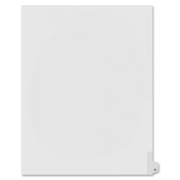 KLF91050 Kleer-Fax 90000 Series Side-Tab Legal Index Dividers