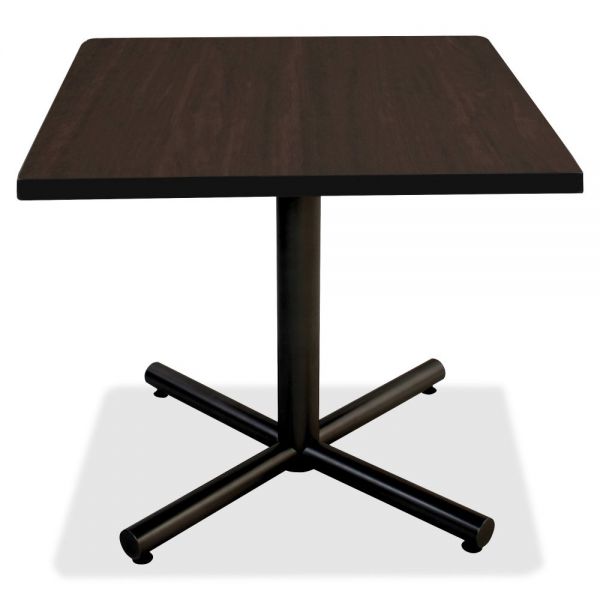LLR62584 Lorell Hospitality Espresso Laminate Square Tabletop