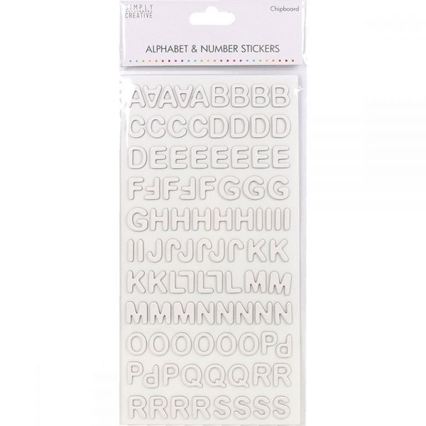 NOTM440075 Simply Creative Alphabet & Number Stickers