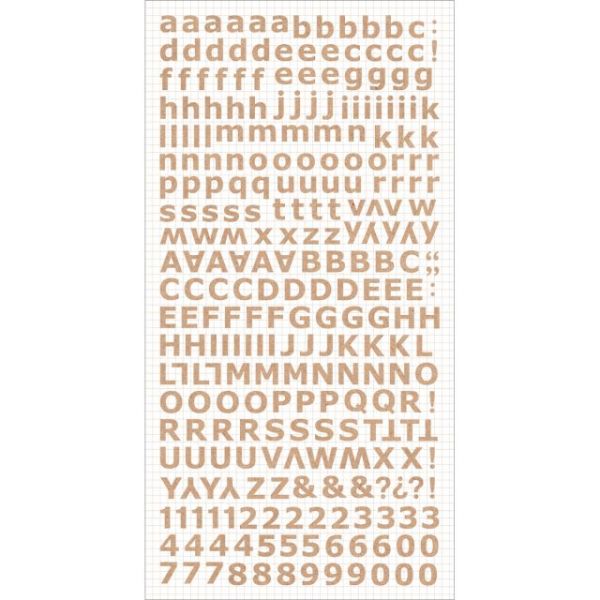 NOTM435777 Alphabet Stickers 6"X12" Sheet