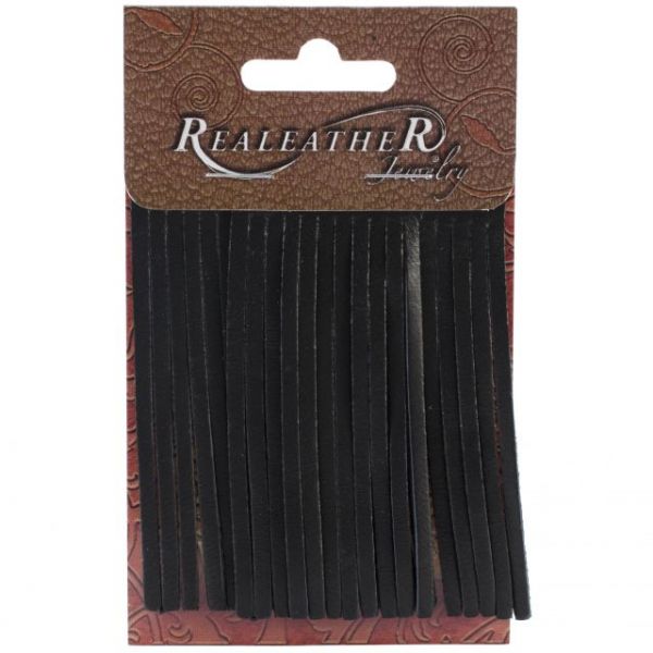 NOTM159912 Deerskin Fringe 2"X3" 2/Pkg Carded
