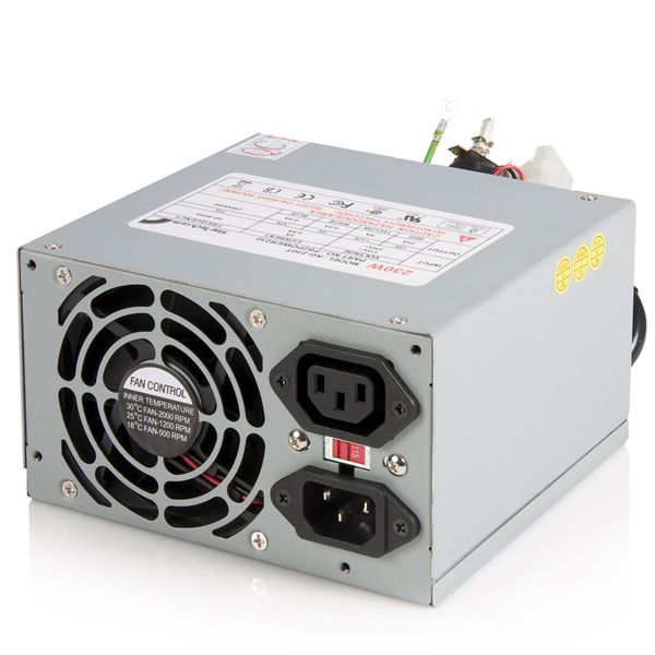 SYNX493043 StarTech.com Computer Power supply ( internal ) - PS/2 - AT - AC 115/230 V - 230 Watt - 7 output connector(s)