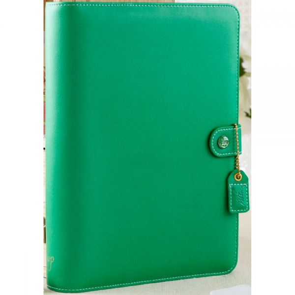 NOTM417413 Color Crush A5 Faux Leather 6-Ring Planner Binder 7.5"X10"