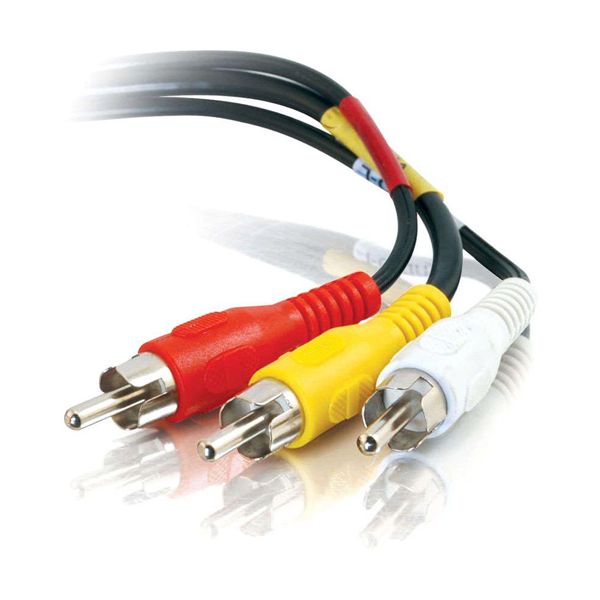 SYNX2248454 C2G 12ft Value Series Composite Video + Stereo Audio Cable