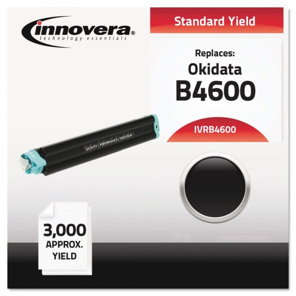IVRB4600 Innovera Compatible 43502301 (B4600) Toner, Black