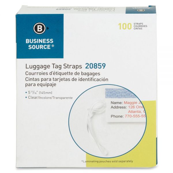 BSN20859 Business Source Luggage Tag Straps