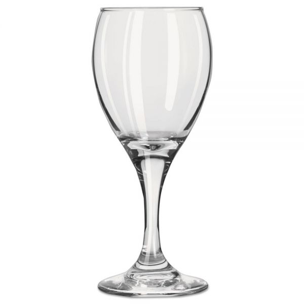 LIB3966 Libbey Teardrop 6.5 oz White Wine Glasses