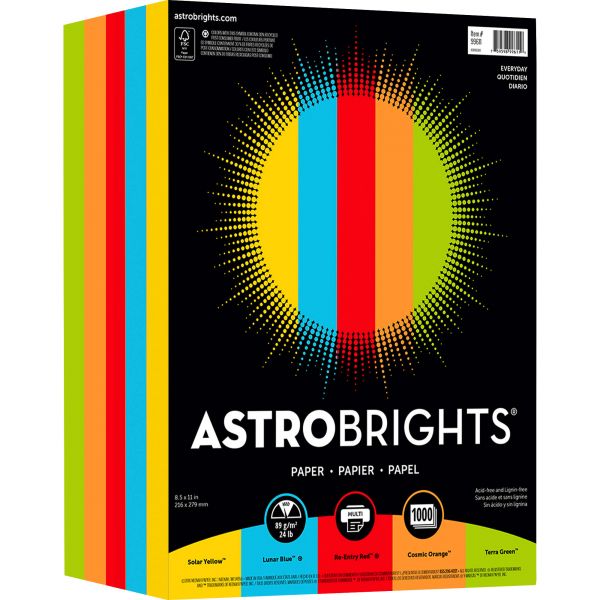 NEE99611 Astrobrights Colored Paper
