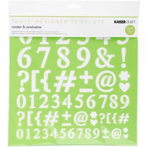 NOTM303708 Kaisercraft Designer Template 12"X12"