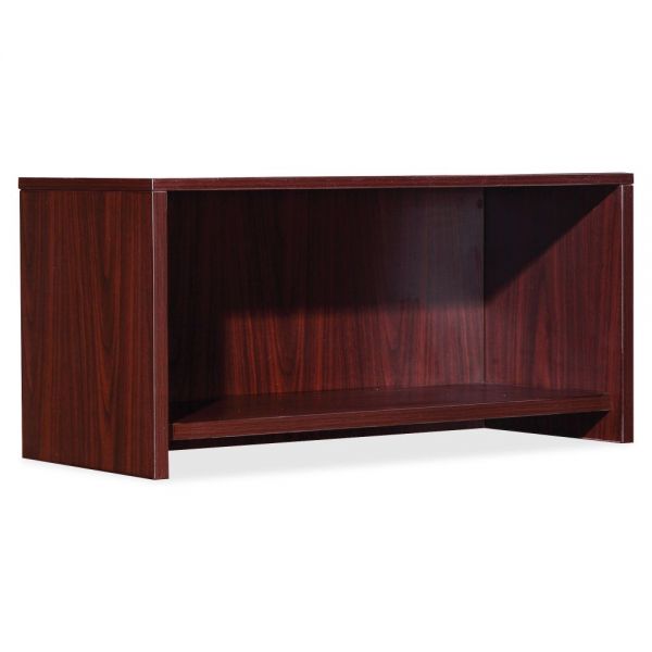 LLR59508 Lorell Essential Series Mahogany Wall Mount Hutch