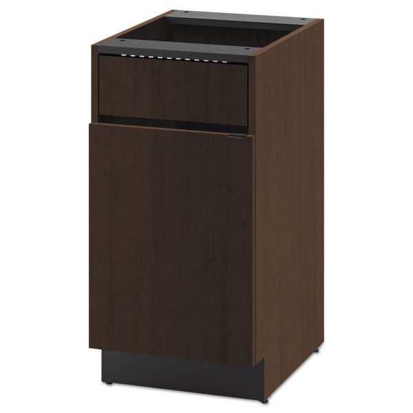 HONHPBC1F1D18MO HON Hospitality Single Base Cabinet, Door/Access Panel, 18 x 24 x 36, Mocha