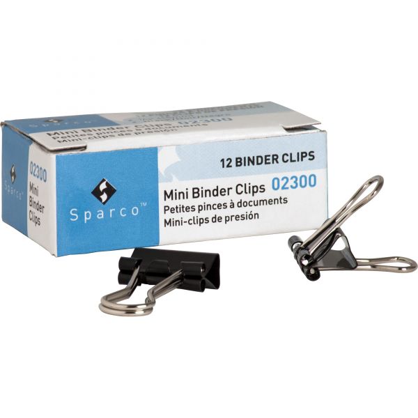 SPR02300 Sparco Mini Binder Clips