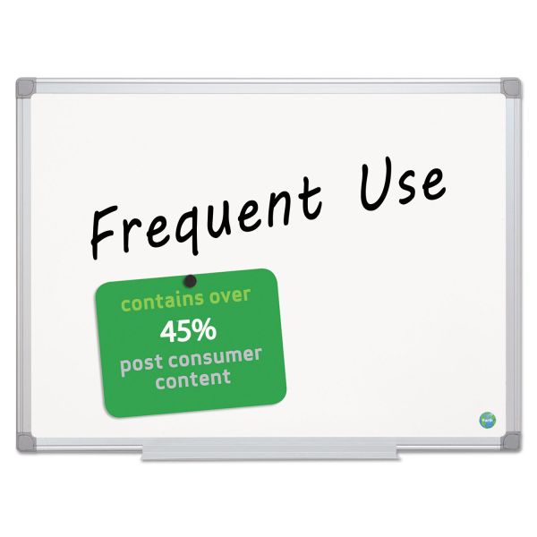 BVCMA0507790 MasterVision Earth Gold Ultra Magnetic Dry Erase Boards, 36 x 48, White, Aluminum Frame