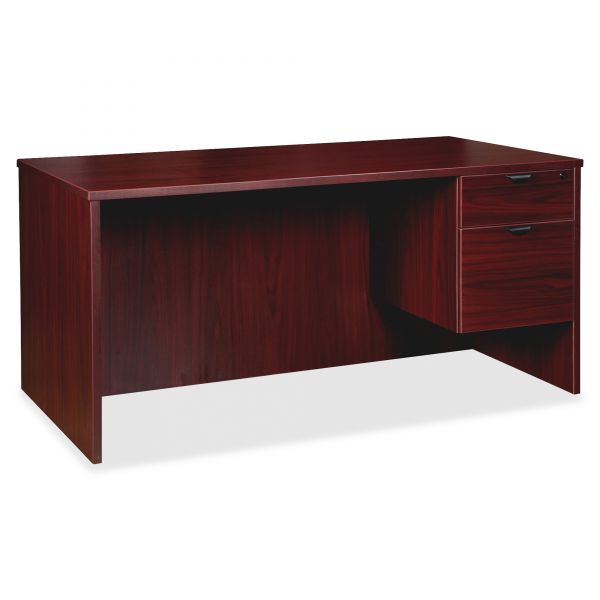 LLR79185 Lorell Prominence Series Right Pedestal Computer Desk