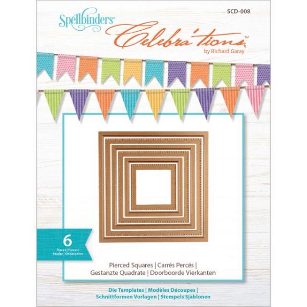 NOTM097222 Spellbinders Celebra'tions Dies 6/Pkg