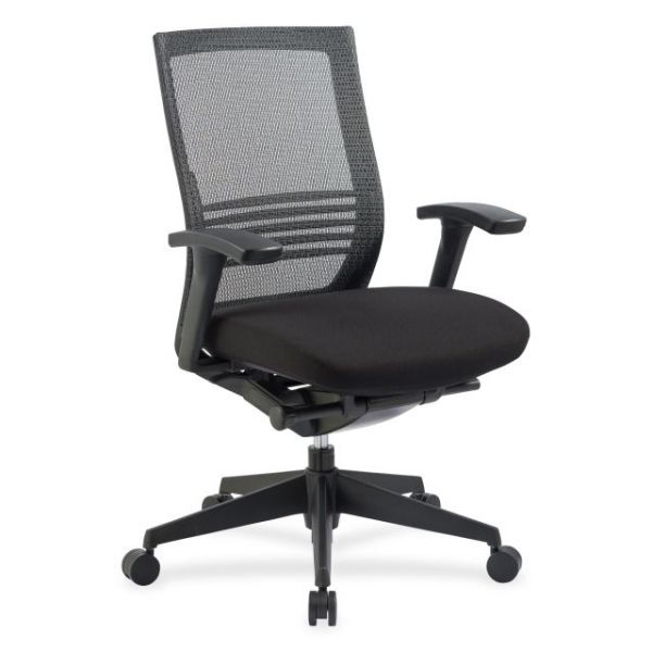 LLR30958 Lorell Mid-Back Mesh Office Chair