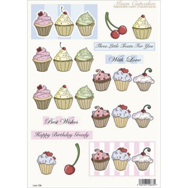 NOTM076115 3D Die-Cut Decoupage Sheet 8.3"X11.69"