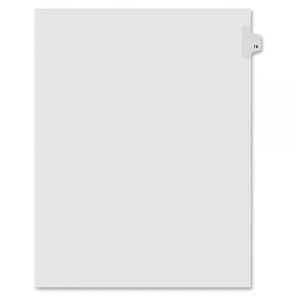 KLF91078 Kleer-Fax 90000 Series Side-Tab Legal Index Dividers
