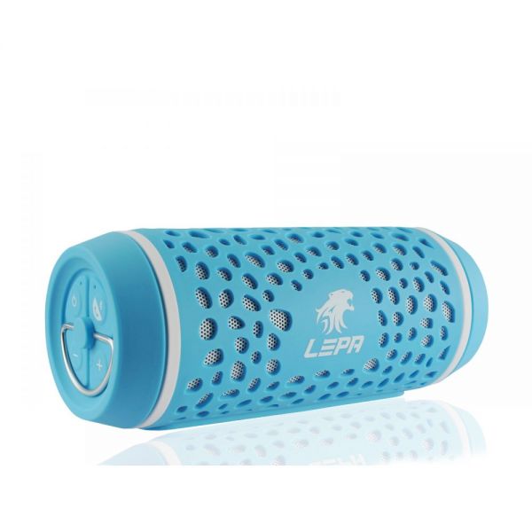IGRMZN4447 LEPA BTS02 2.0 Speaker System - 8 W RMS - Wireless Speaker(s) - Portable - Battery Rechargeable - Blue