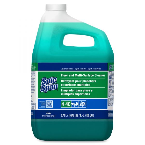 PGC02001 Spic and Span Liquid Floor Cleaner, 1gal Bottle, 3/Carton