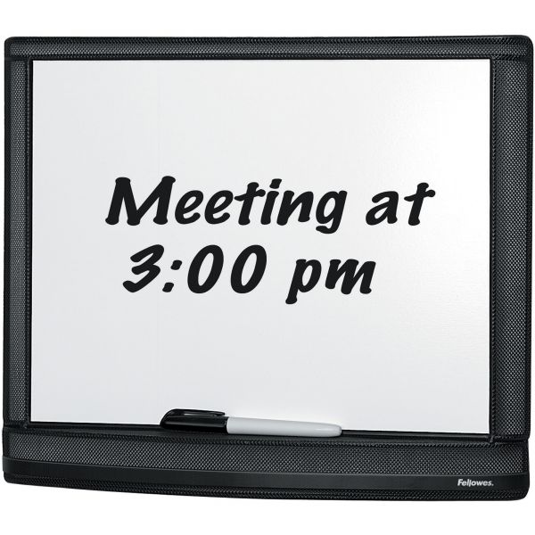 FEL7703101 Fellowes 14" x 11" Mesh Partition Additions Melamine Dry Erase Whiteboard