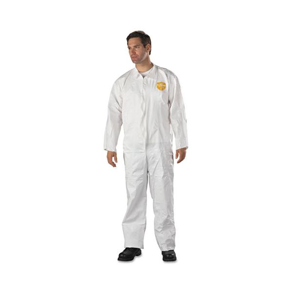 DUPNG120S2XL DuPont ProShield NexGen Coveralls, HD Polyethylene, White, Size 2X-Large, 25/Carton