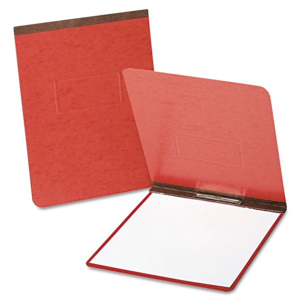 OXF71134 Oxford PressGuard Coated Report Cover, Prong Clip, Letter, 2" Capacity, Red