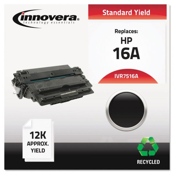 IVR7516A Innovera Remanufactured Q7516A (16A) Toner, Black