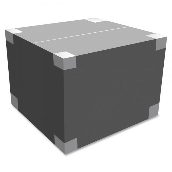 MMMRUCR24 Scotch Box Corner Reinforcement Squares, 4 x 4, Clear, 24/Pk