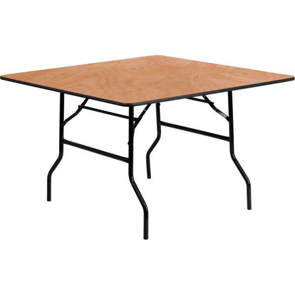 FHFYTWFFT48SQGG Flash Furniture 48'' Square Wood Folding Banquet Table