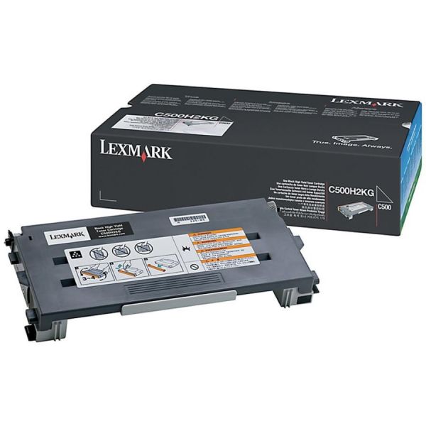 LEXC500H2KG Lexmark C500H2KG Toner, 5000 Page-Yield, Black