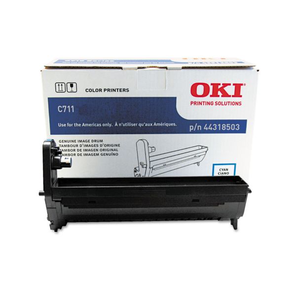 OKI44318503 Oki 44318503 Drum, 20,000 Page-Yield, Cyan