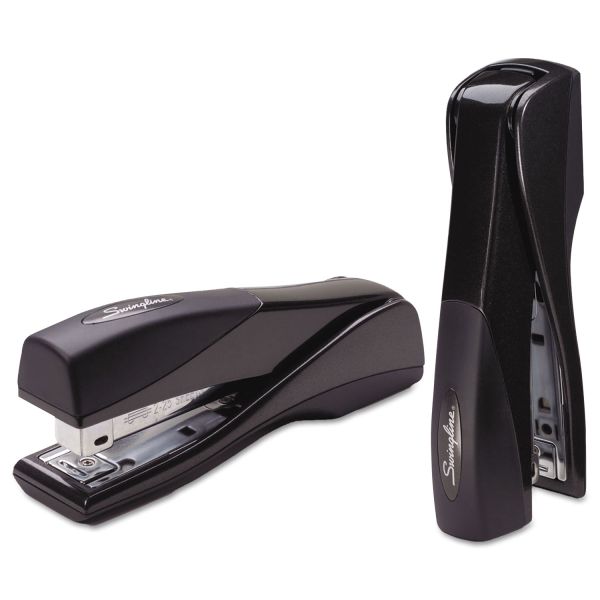 SWI87810 Swingline Optima Grip Full Strip Stapler, 25-Sheet Capacity, Graphite
