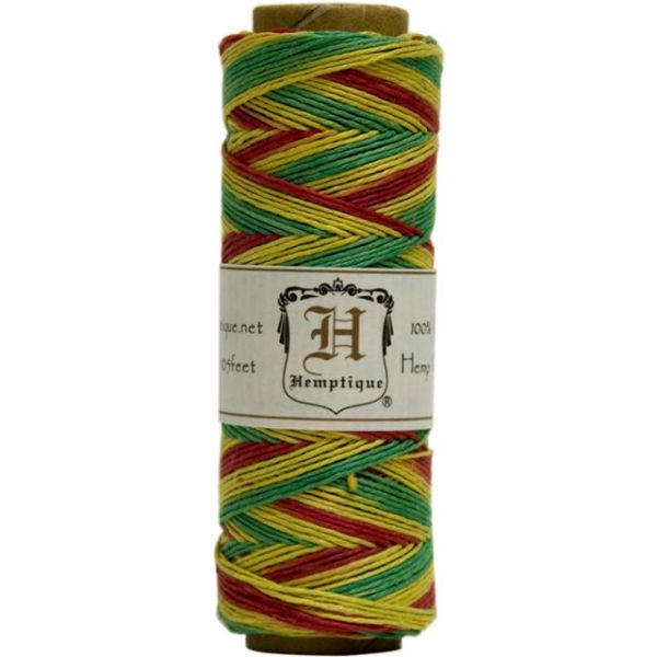 NOTM499887 Hemp Variegated Cord Spool 10lb 205'