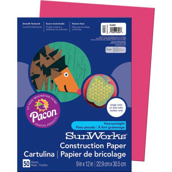 PAC6003 SunWorks Heavyweight Construction Paper