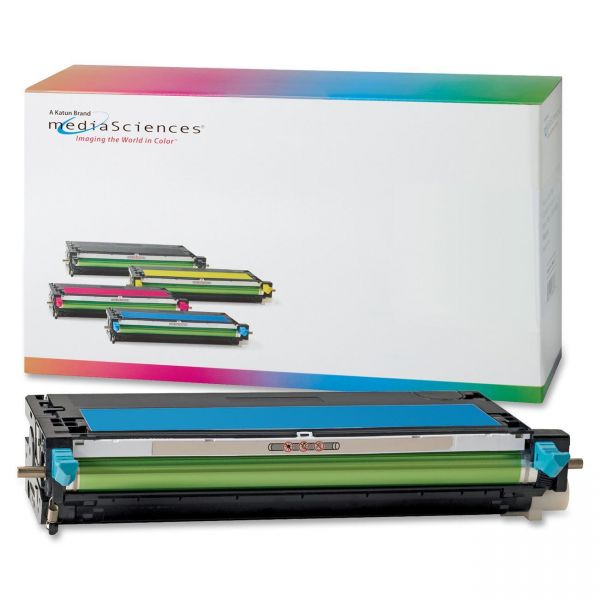 MDA39416 Media Sciences MDA39416 3130cn Compatible, Reman, 330-1194 Laser Toner, 6,000 Yield, Cyan