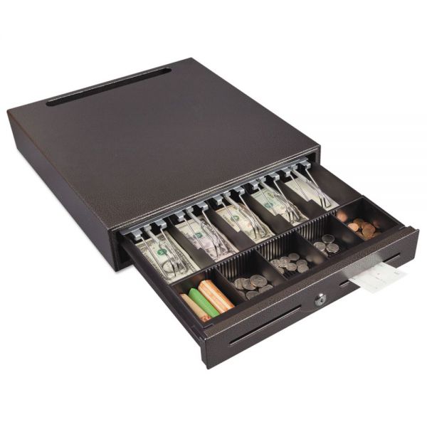 FIRCD1618 FireKing Hercules Cash Drawer, Two Keys, 16 1/2 x 18, Silver Vein