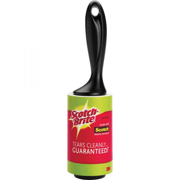 MMM836RS30 Scotch-Brite Lint Roller, Heavy-Duty Handle, 30 Sheets/Roller