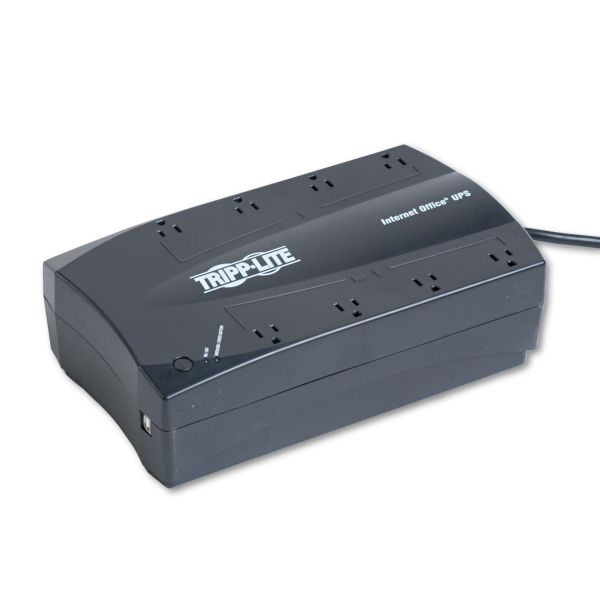 TRPINTERNET750U Tripp Lite INTERNET750U Internet Office UPS System, 12 Outlets, 750 VA, 420 J