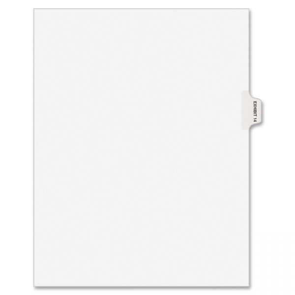 AVE82334 Avery Individual Side-Tab Legal Exhibit Index Dividers